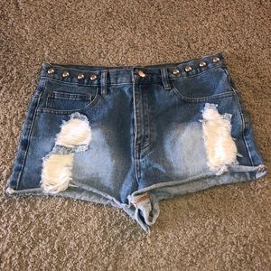 Jean shorts